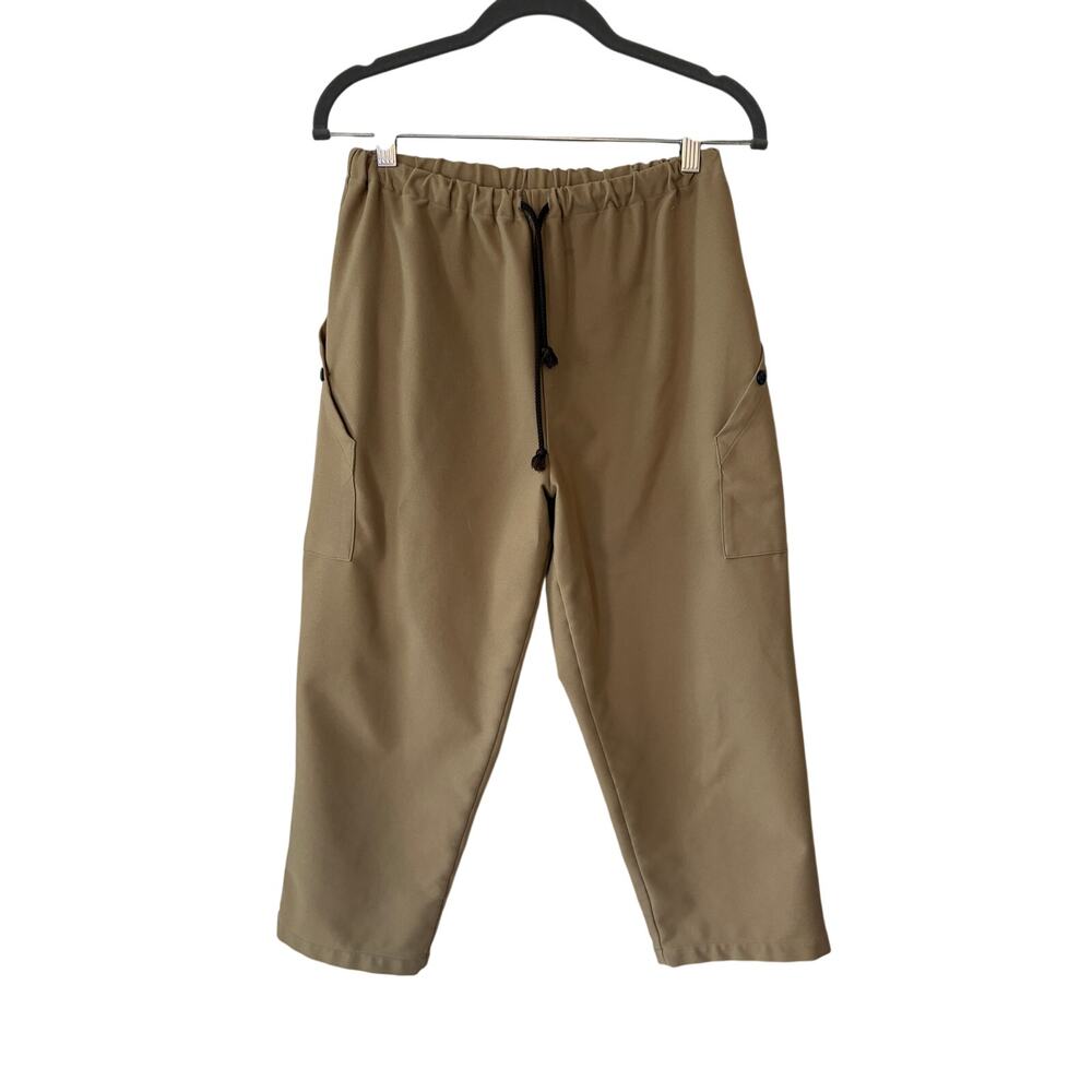 sou sou deportare women's pants medium Japan tan cargo cropped *flaws*